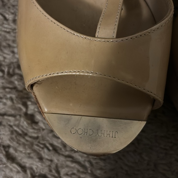 Jimmy Choo Patent Leather Wedge sandal - Picture 12 of 12